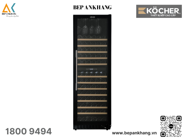 Tủ rượu vang Kocher KWEU-11126B - 126 chai